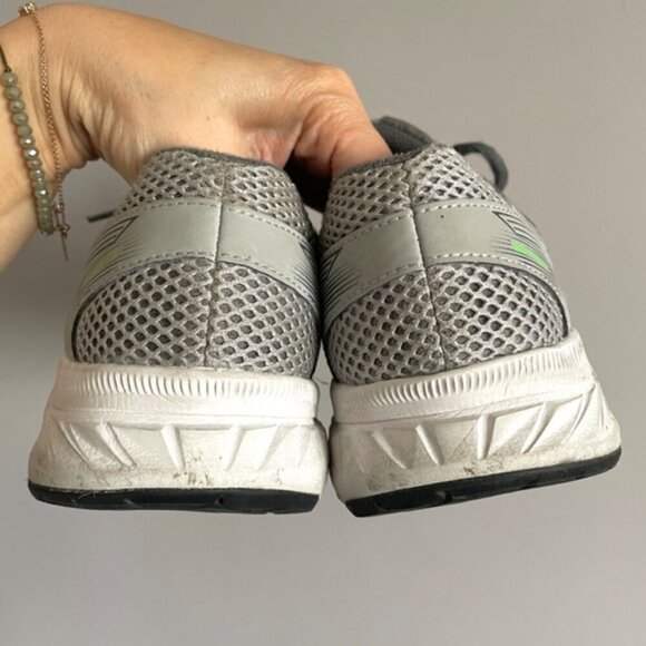 Asics GEL-Contend 5 Gray / Green Runners - 6US, light use! - Picture 6 of 9